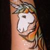 Rainbow Unicorn Face Paint JuliaArts Face Painting Brighton and Hove