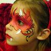 Little devil mask JuliaArts Face Painting Brighton and Hove