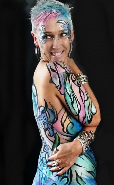 JuliaArts Dragonfly Body Paint