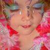 Rainbow butterfly JuliaArts Face Painting Brighton and Hove