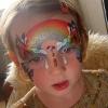 Rainbow Butterfly Face Paint JuliaArts Face Painting Brighton and Hove