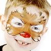 Cheeky reindeer face paint JuliaArts Face Painting Brighton and Hove