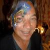 Space eye design JuliaArts Face Painting Brighton and Hove